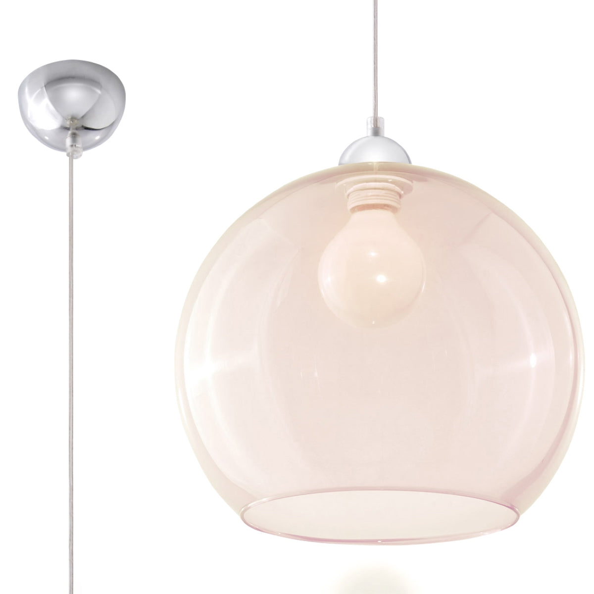Pendellampe BALL champagne - Billede 2