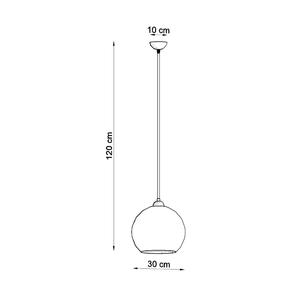 Pendellampe BALL grafit - Billede 4