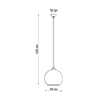 Pendellampe BALL grafit - Billede 4
