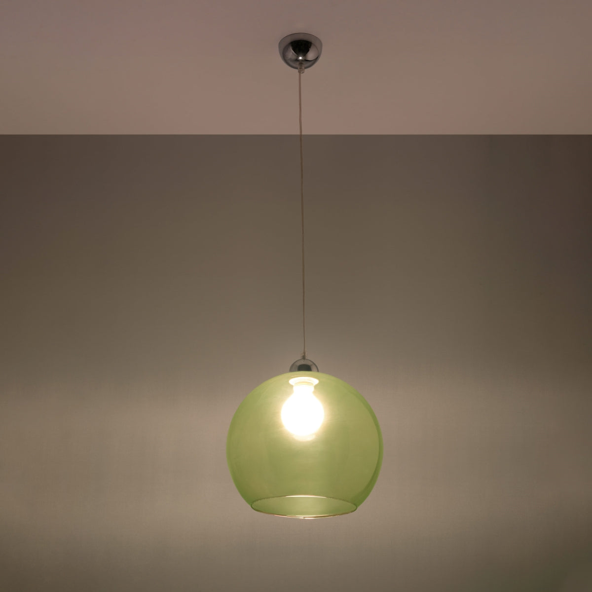 Pendellampe BALL grøn - Hovedbillede