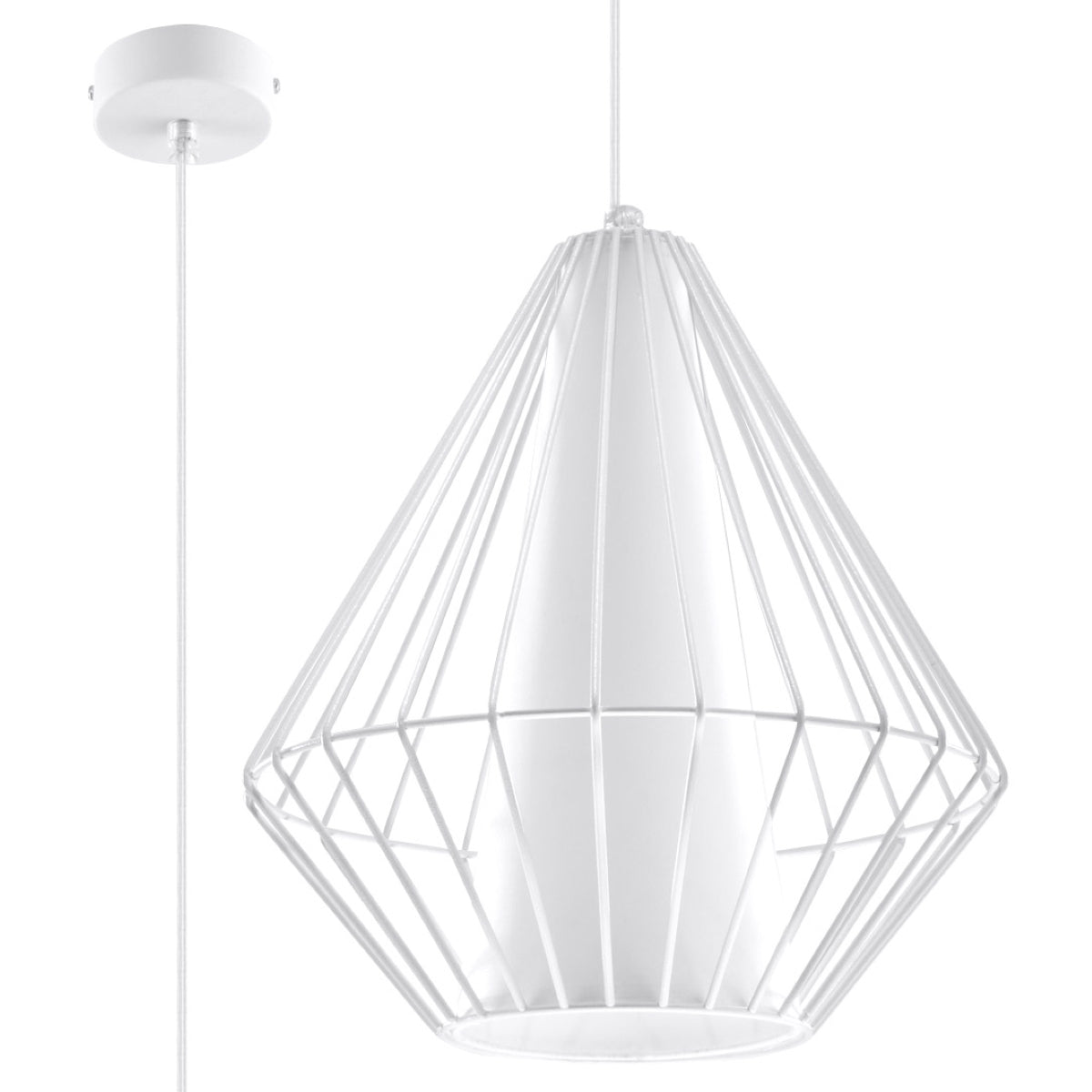 Pendellampe DEMI hvid - Billede 2