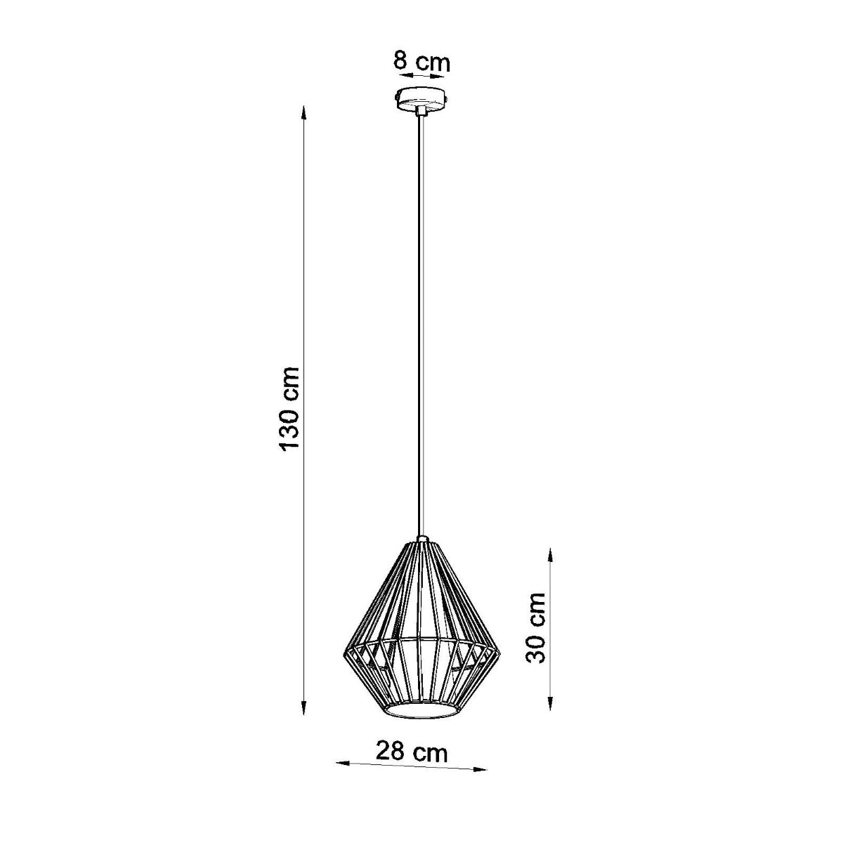 Pendellampe DEMI hvid - Billede 4