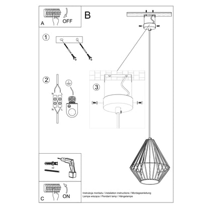 Pendellampe DEMI hvid - Billede 5