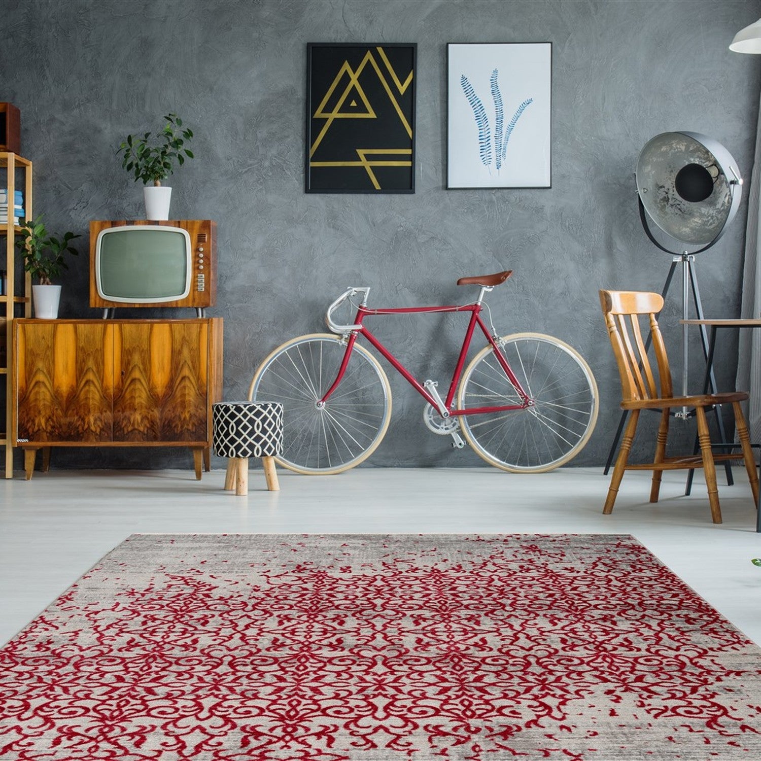 Baroque 225 Tæppe Vintage Look Med Frynser - Billede 2