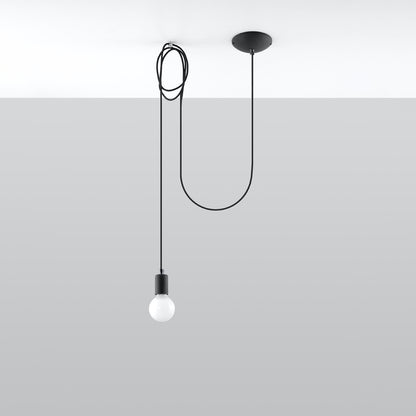 Pendellampe EDISON 1 sort - Billede 3