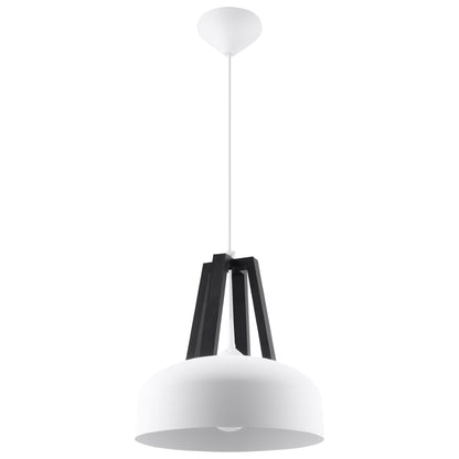 Pendellampe CASCO hvid/ sort - Billede 2
