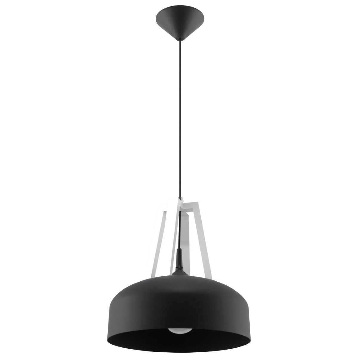 Pendellampe CASCO sort/ hvid - Billede 2
