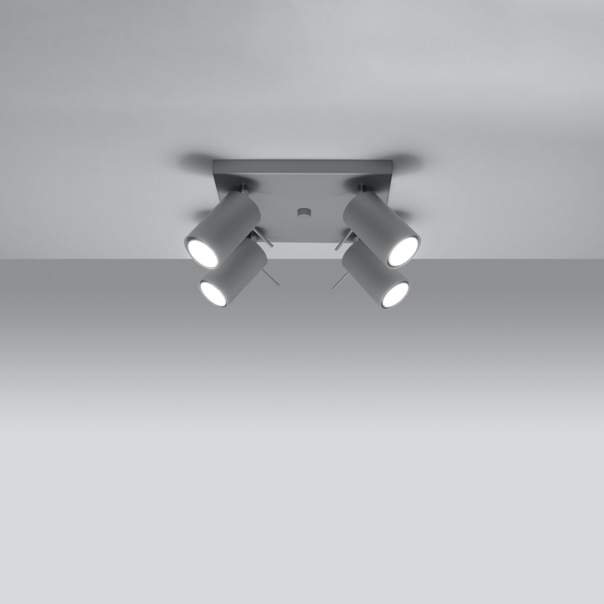 Loftslampe RING 4 grå - Hovedbillede