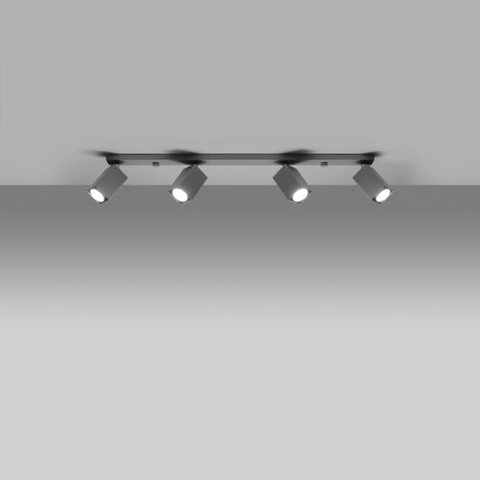 Loftslampe MERIDA 4L grå - Hovedbillede