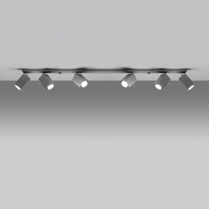 Loftslampe MERIDA 6L grå - Hovedbillede