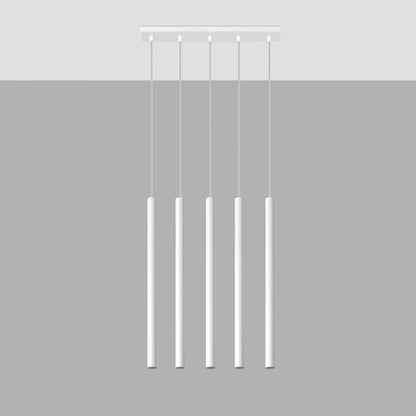 Pendellampe PASTELO 5 hvid - Billede 3