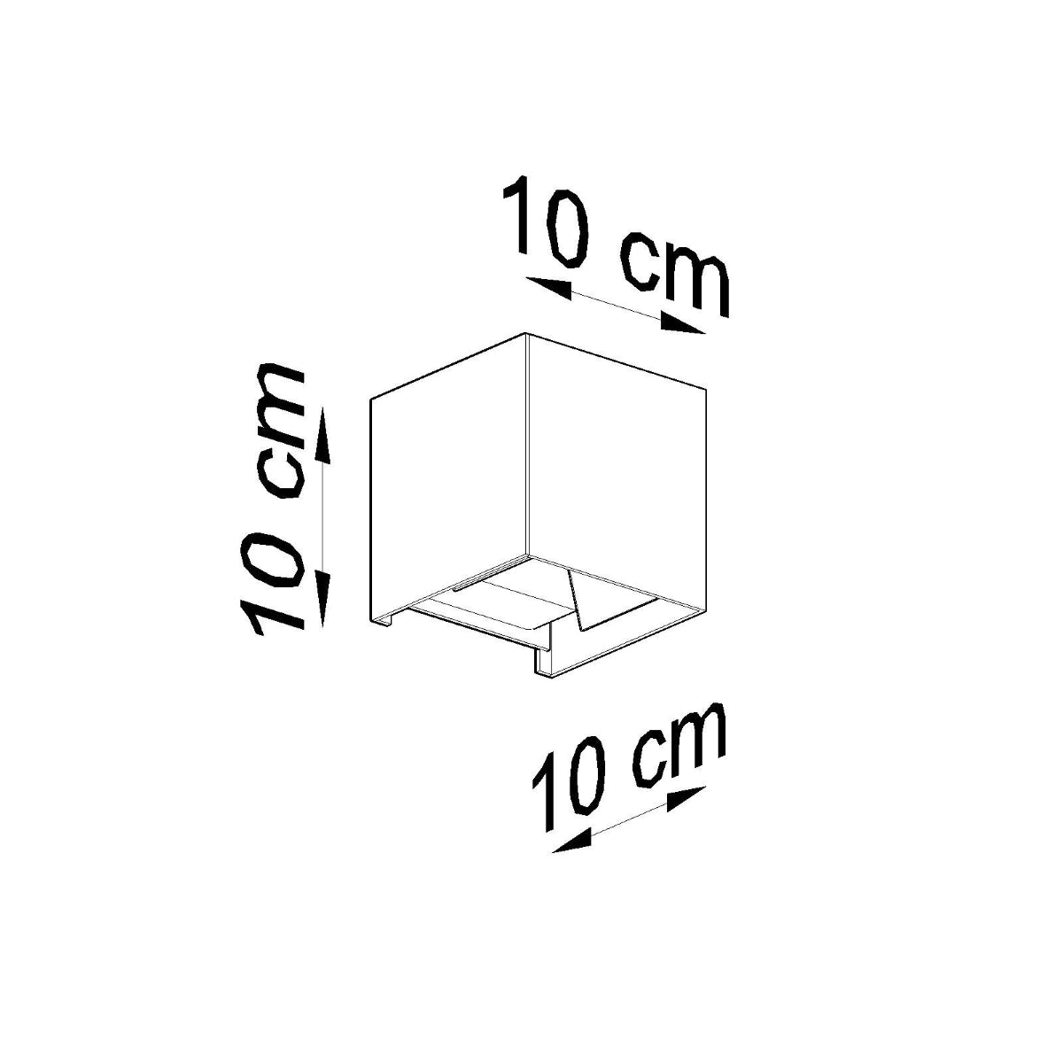 Væglampe LUCA LED IP54 hvid - Billede 8
