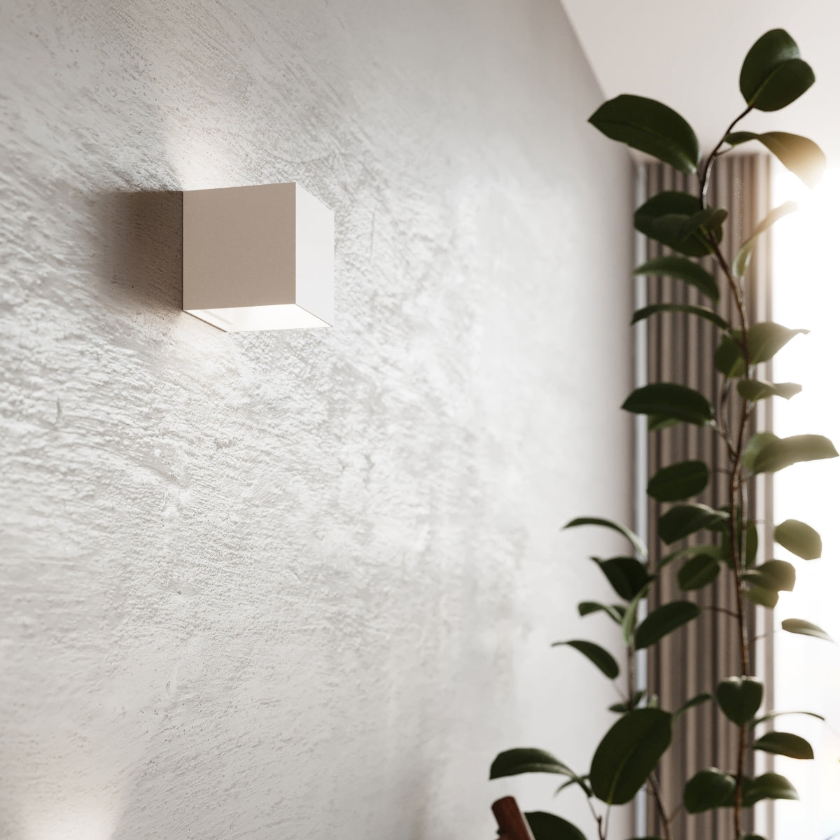 Væglampe LUCA LED IP54 hvid - Billede 13