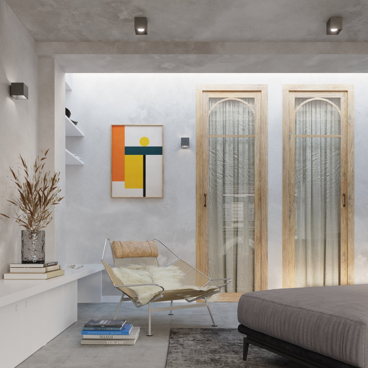 Loftlampe QUAD 1 antracit - Billede 7