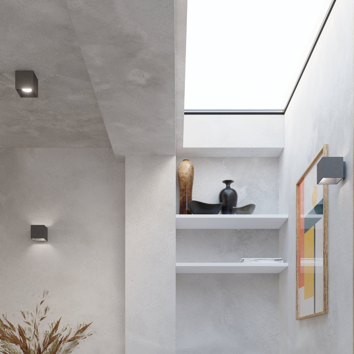 Loftlampe QUAD 1 antracit - Billede 8