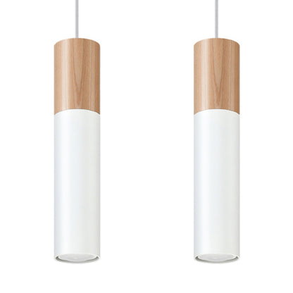 Pendel lampe PABLO 2 hvid - Billede 2