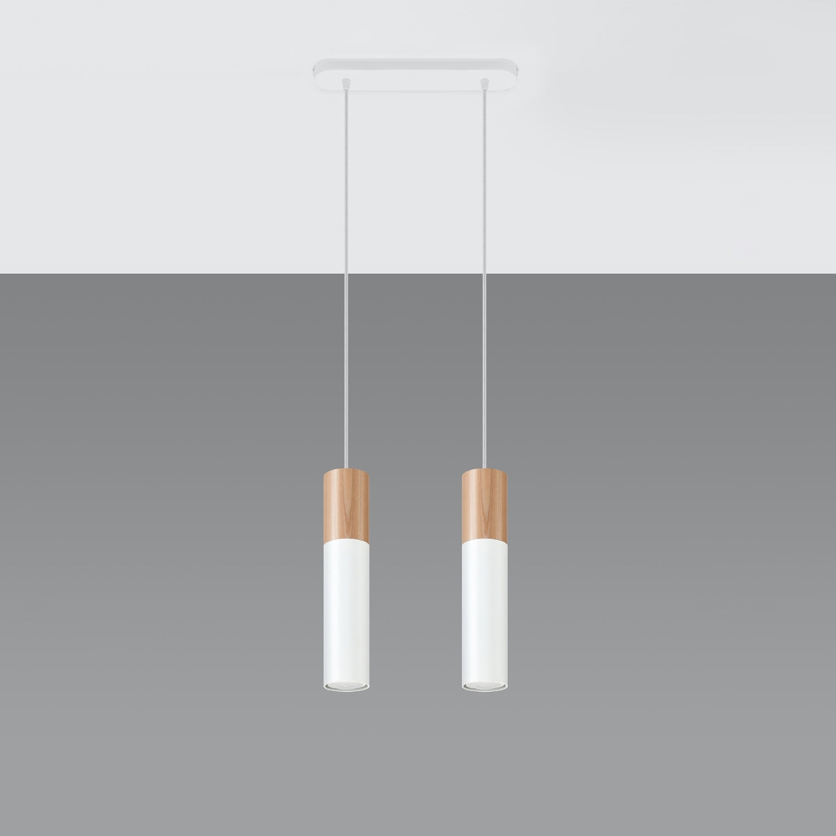 Pendel lampe PABLO 2 hvid - Billede 3