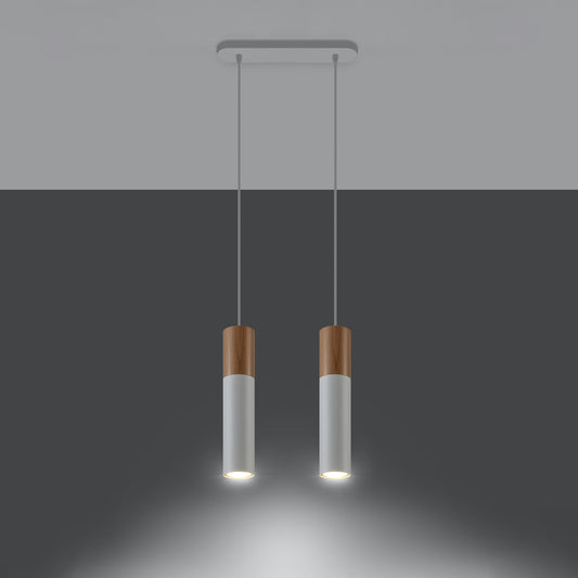 Pendel lampe PABLO 2 hvid - Hovedbillede