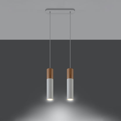 Pendel lampe PABLO 2 hvid - Hovedbillede