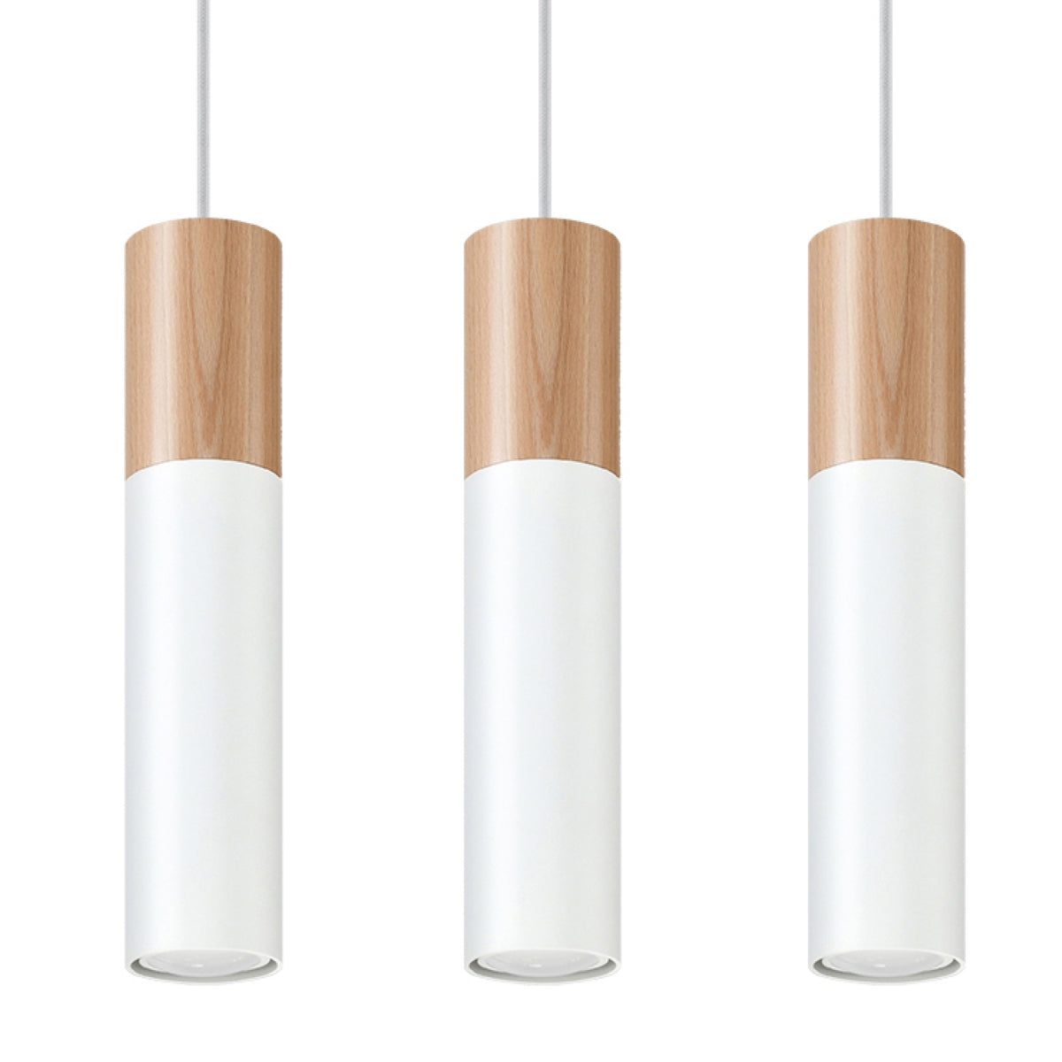 Pendel lampe PABLO 3 hvid - Billede 2