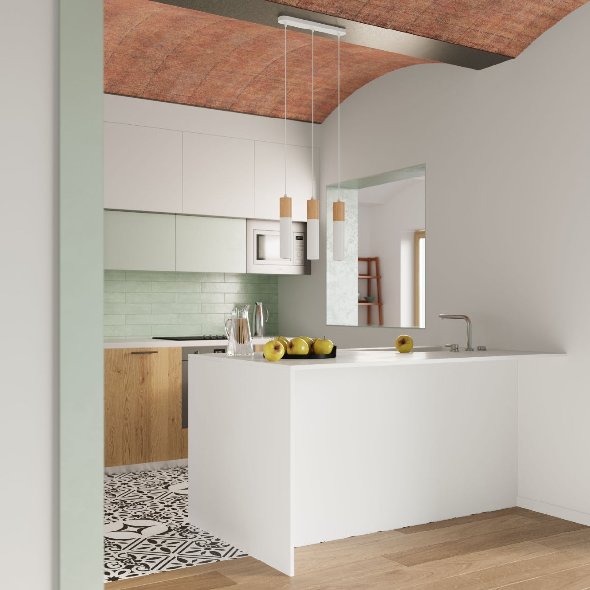 Pendel lampe PABLO 3 hvid - Billede 7