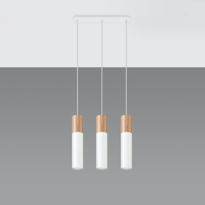 Pendel lampe PABLO 3 hvid - Billede 3