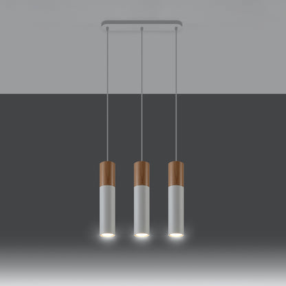 Pendel lampe PABLO 3 hvid - Hovedbillede
