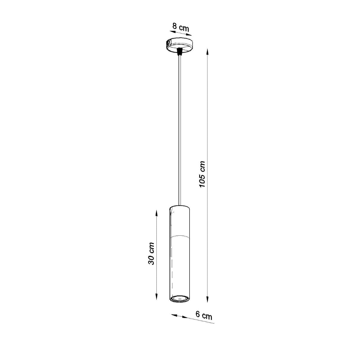 Pendel lampe PABLO sort - Billede 4