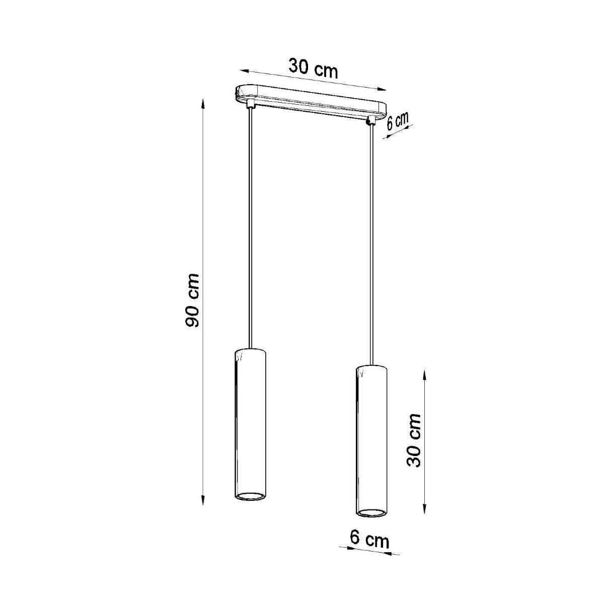 Pendellampe LINO 2 træ - Billede 4