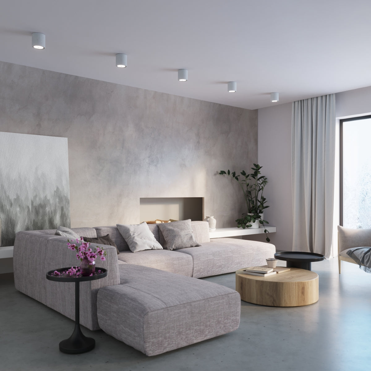 Loftslampe CULLO beton - Billede 7