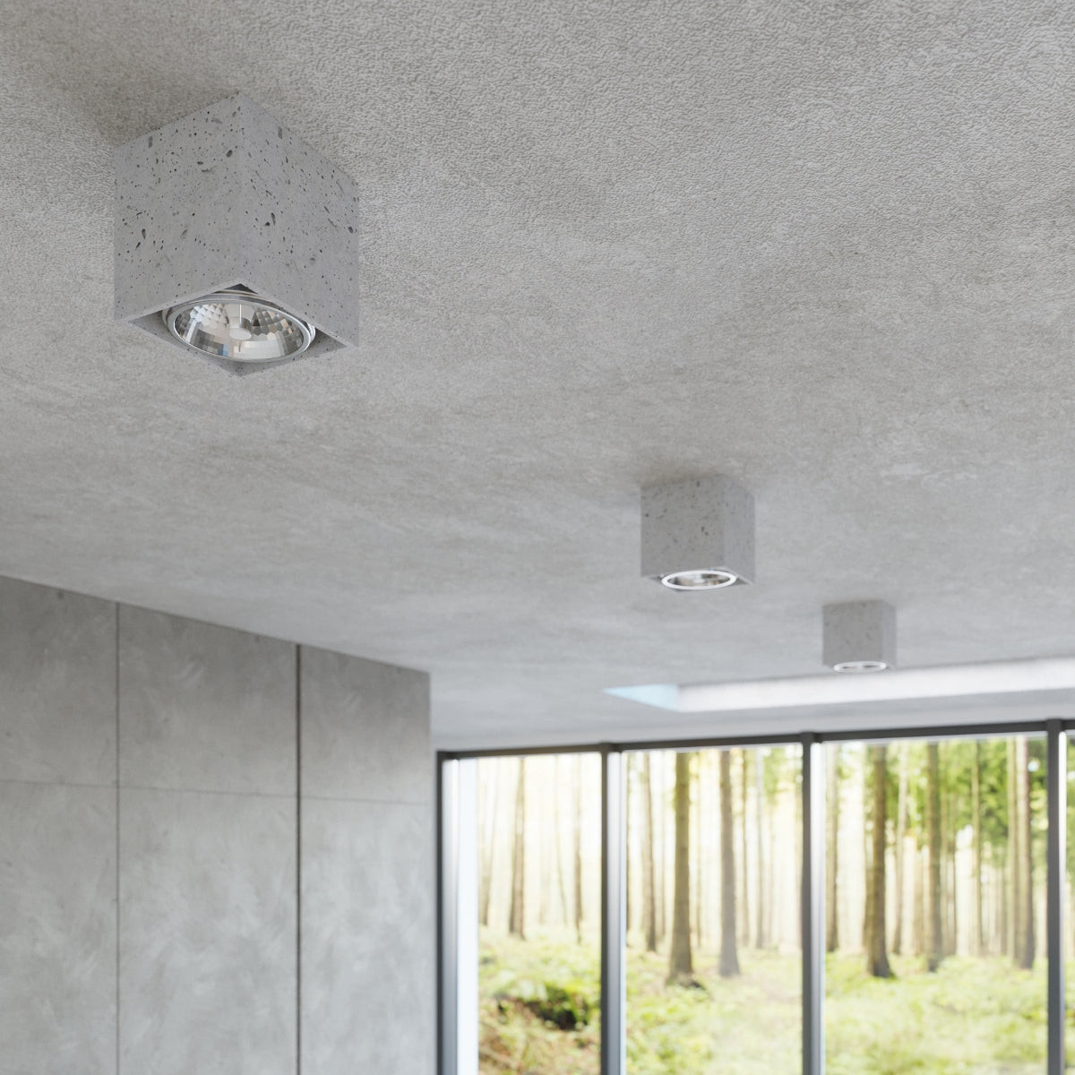 Loftslampe VALDE beton - Billede 8