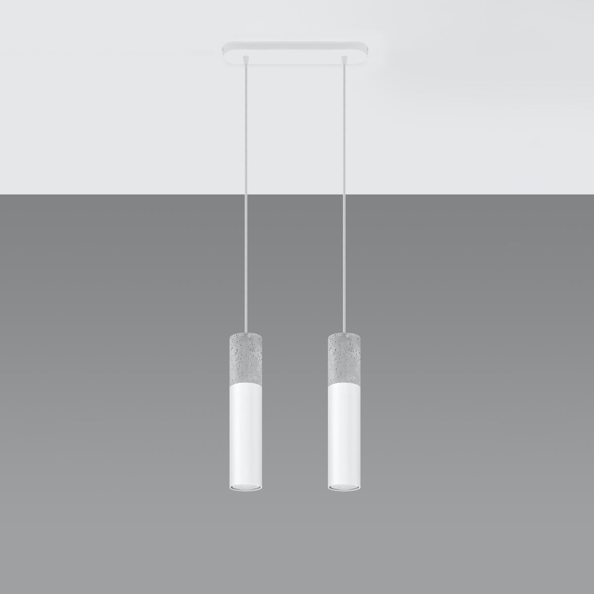 Pendellampe BORGIO 2 hvid - Billede 3
