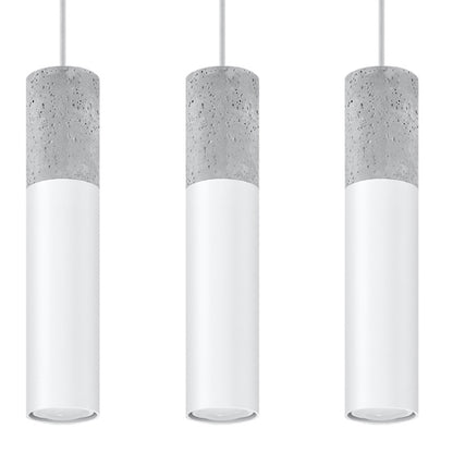 Pendellampe BORGIO 3L hvid - Billede 2