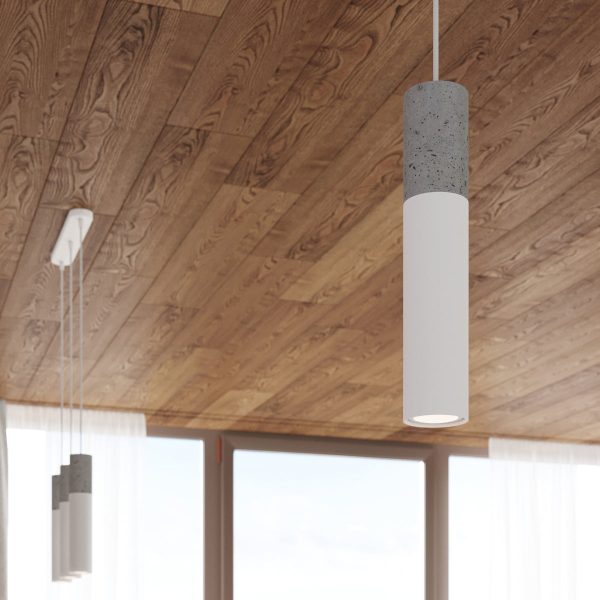 Pendellampe BORGIO 3L hvid - Billede 8