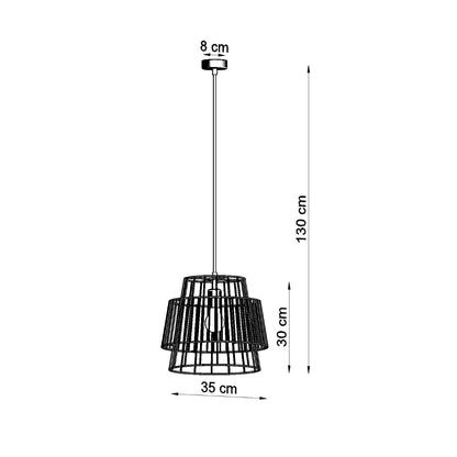 Pendellampe GATE hvid - Billede 4