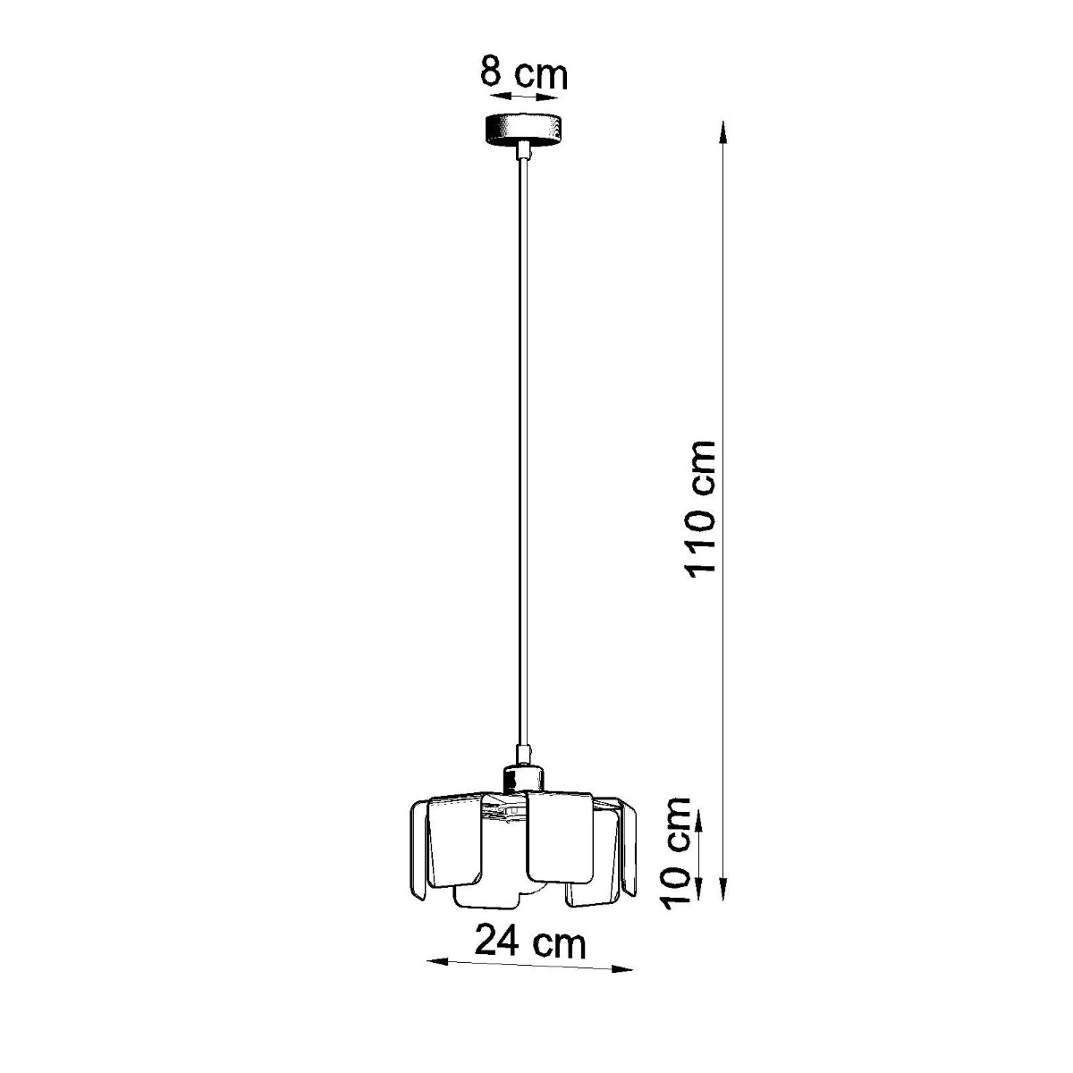Pendellampe TULIP hvid - Billede 4