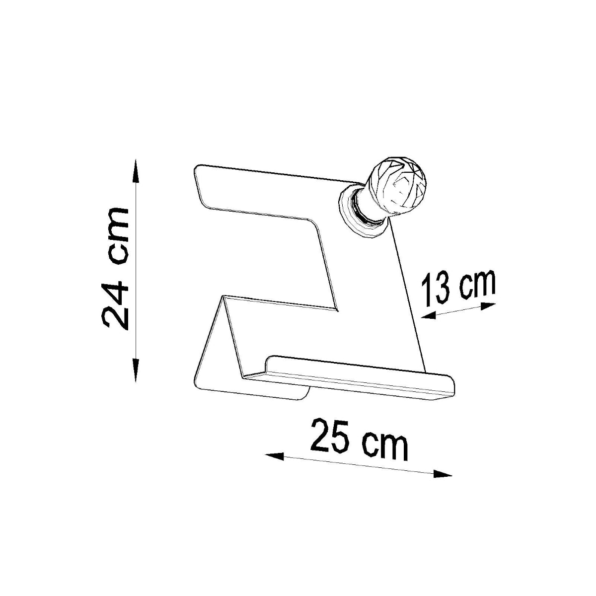 Bordlampe INCLINE hvid - Billede 4