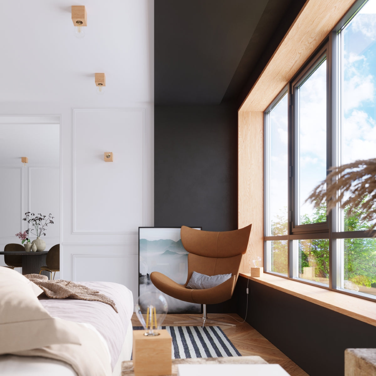 Loftslampe ARIZ naturtræ - Billede 6