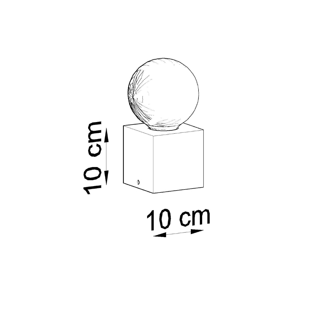 Bordlampe ARIZ beton - Billede 4
