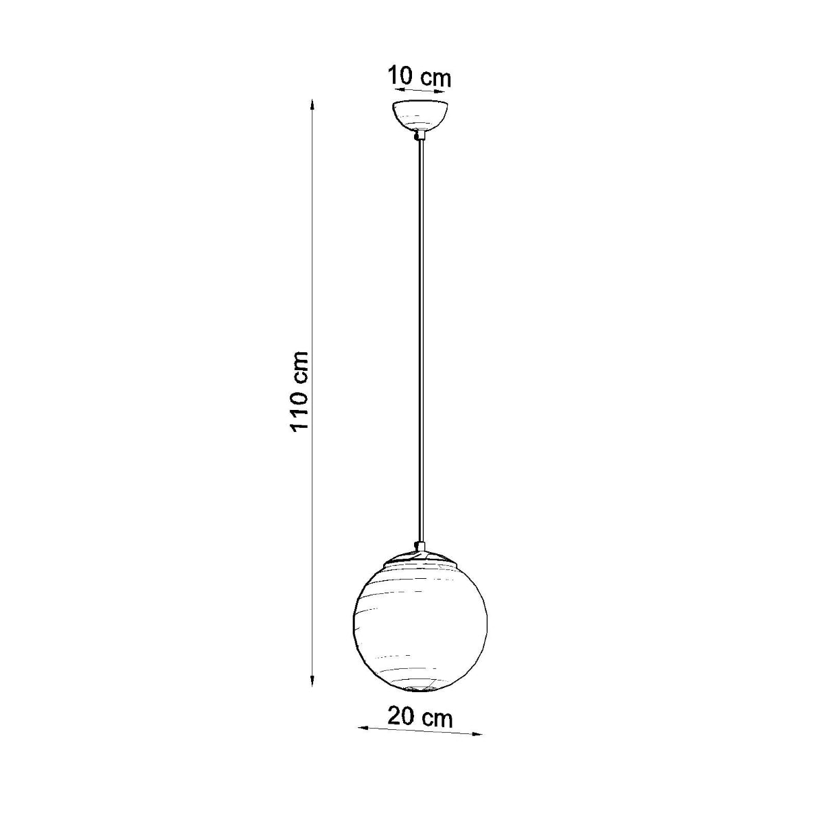 Pendellampe UGO 20 gylden - Billede 4