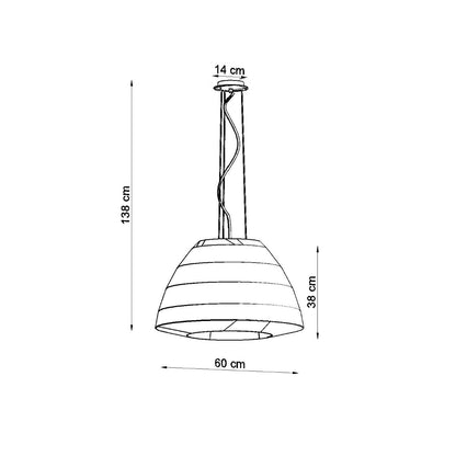 Lysekrone BELLA 60 hvid - Billede 4