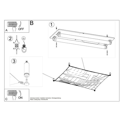 Loftslampe LUNA 1 - Billede 5