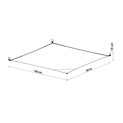 Loftslampe LUNA 4 hvid - Billede 4