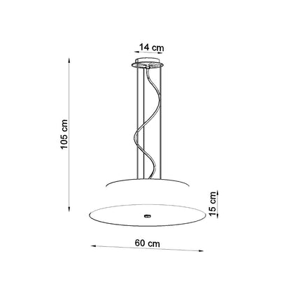 Lysekrone VEGA 60 sort - Billede 4