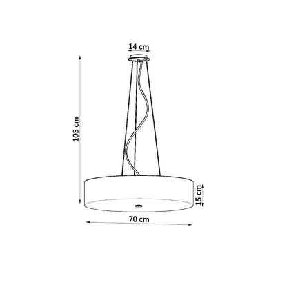 Lysekrone SKALA 70 hvid - Billede 4