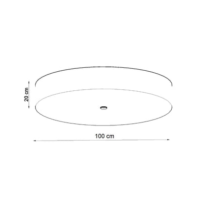 Loftslampe SKALA 100 hvid - Billede 4