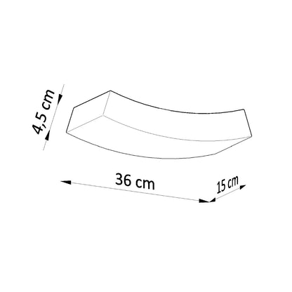 Væglampe keramisk HATTOR - Billede 4