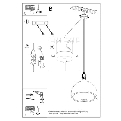 Pendel lampe PABLITO - Billede 5