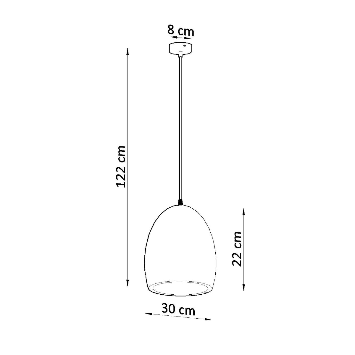 Keramisk pendellampe FLAWIUSZ - Billede 4