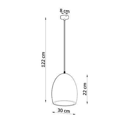 Keramisk pendellampe FLAWIUSZ - Billede 4